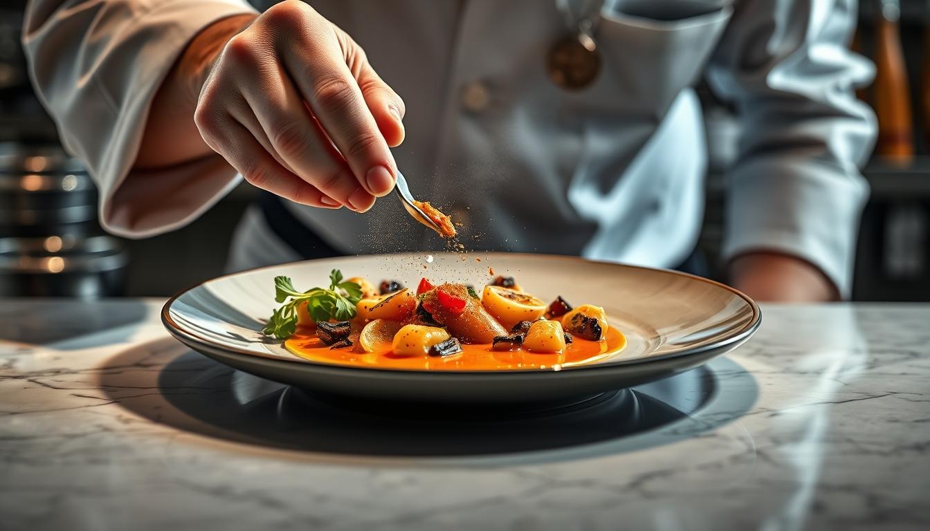 Freshly baked homemade cake in a kitchen setting